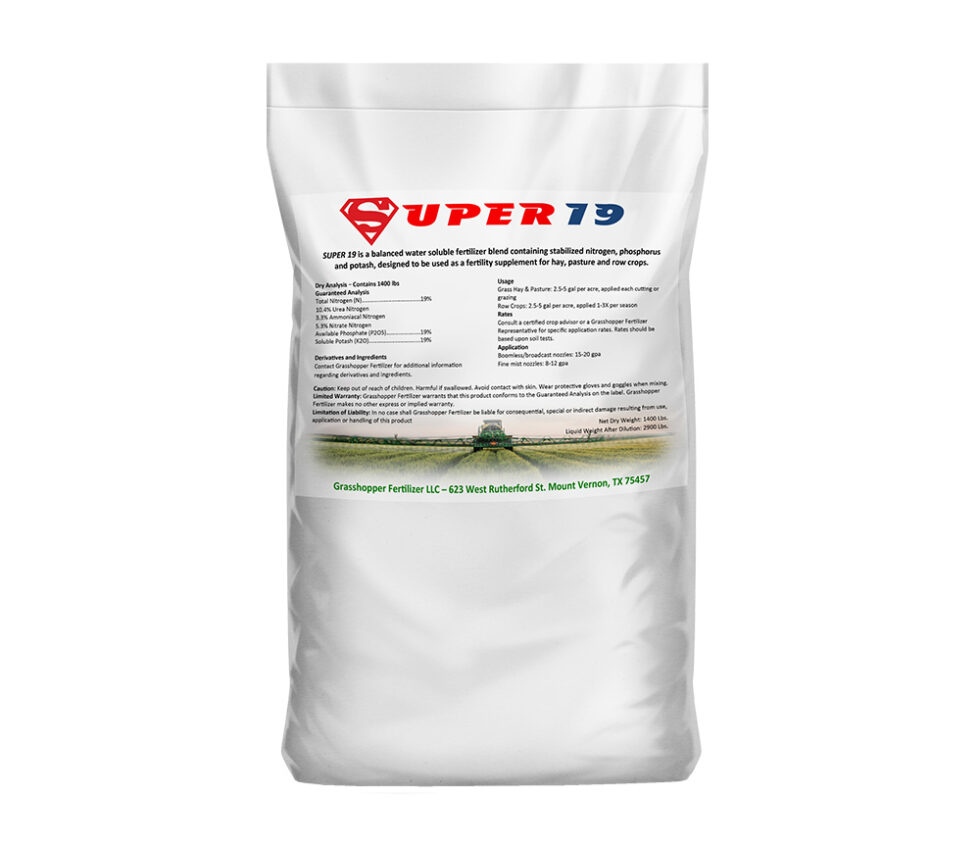 Super 19-19-19 | Advanced Liquid Nutrition | Grasshopper Fertilizer