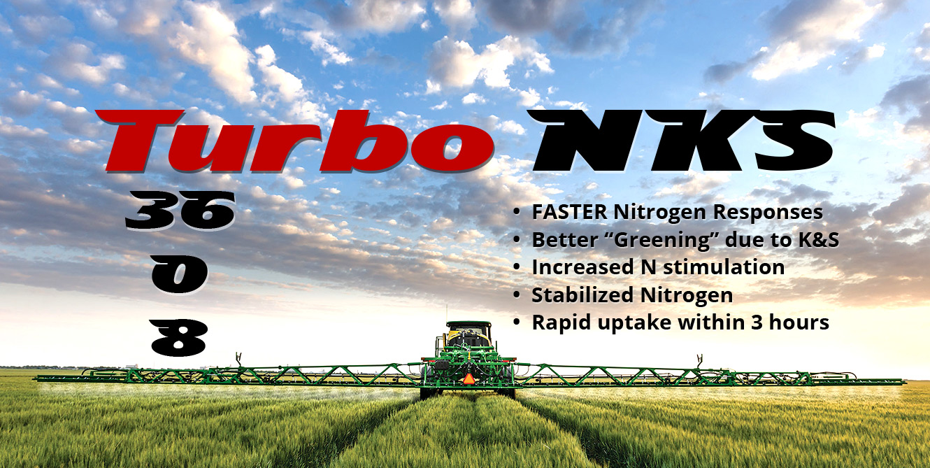 Turbo NKS 36-0-8 | Advanced Liquid Nutrition | Grasshopper Fertilizer